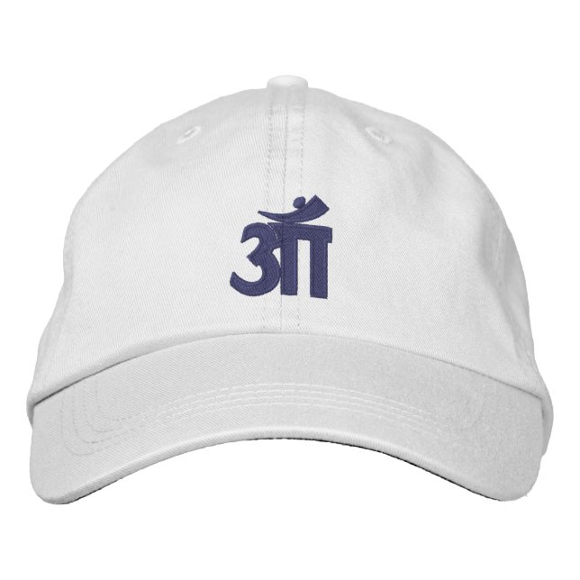 BRODÉE CASQUETTE DE BASEBALL AMÉNAGÉ OM (Devant)