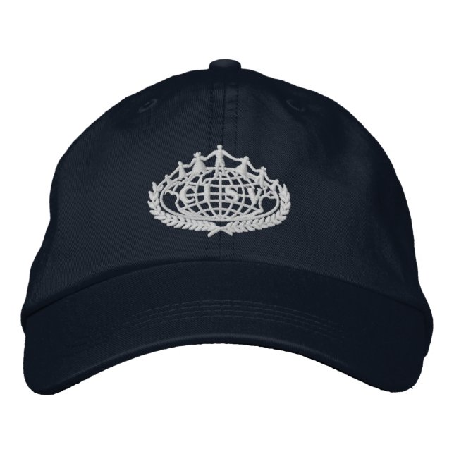 Brodée Casquette de baseball avec logo CISV (original) (Devant)