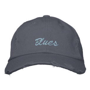 Brodée Casquette de baseball Blues