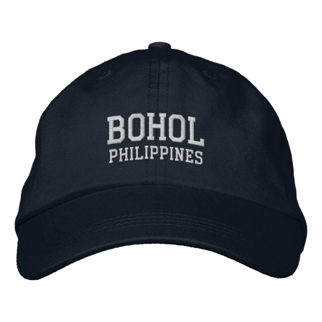 Brodée Casquette de baseball Bohol Philippines (Devant)