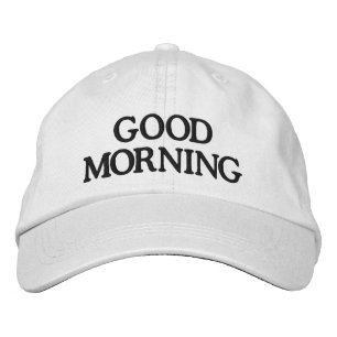 Brodée Casquette de baseball - Bonjour