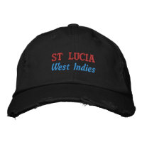 Casquette de baseball brodé à Sainte-Lucie