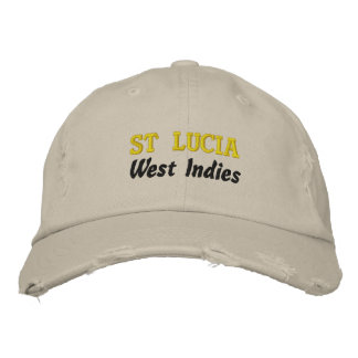 Brodée Casquette de baseball brodé à Sainte-Lucie