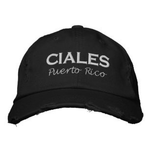 Brodée Casquette de baseball brodé Ciales Porto Rico