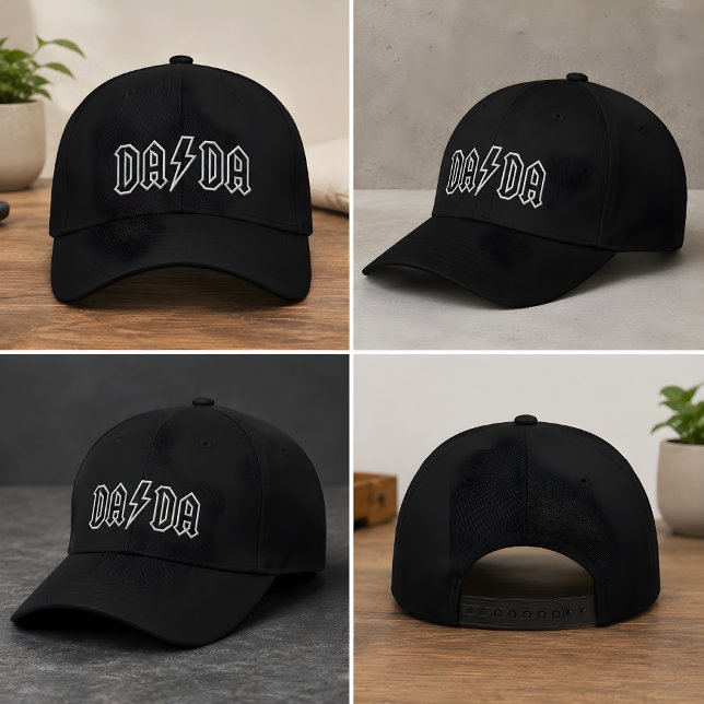 Brodée Casquette de Baseball Brodé DADA | Casquette de Pa (Créateur téléchargé)