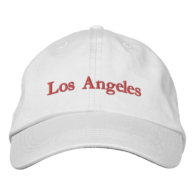 Brodée Casquette de baseball brodé de Los Angeles (Devant)