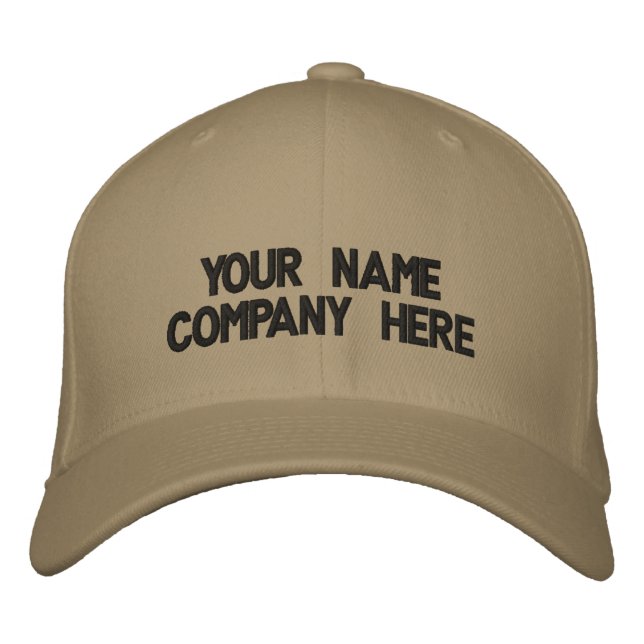 Brodée Casquette de baseball brodé de texte personnalisé  (Devant)