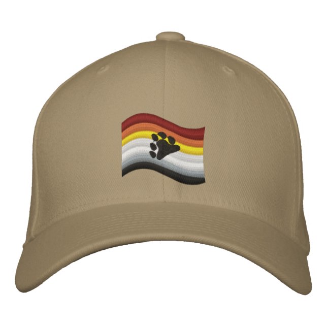 Brodée Casquette de baseball brodé du drapeau de la fiert (Devant)