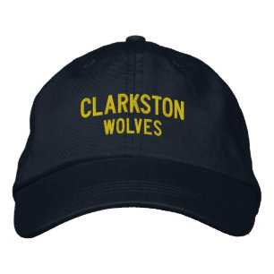 Brodée Casquette de baseball brodé du lycée de Clarkston