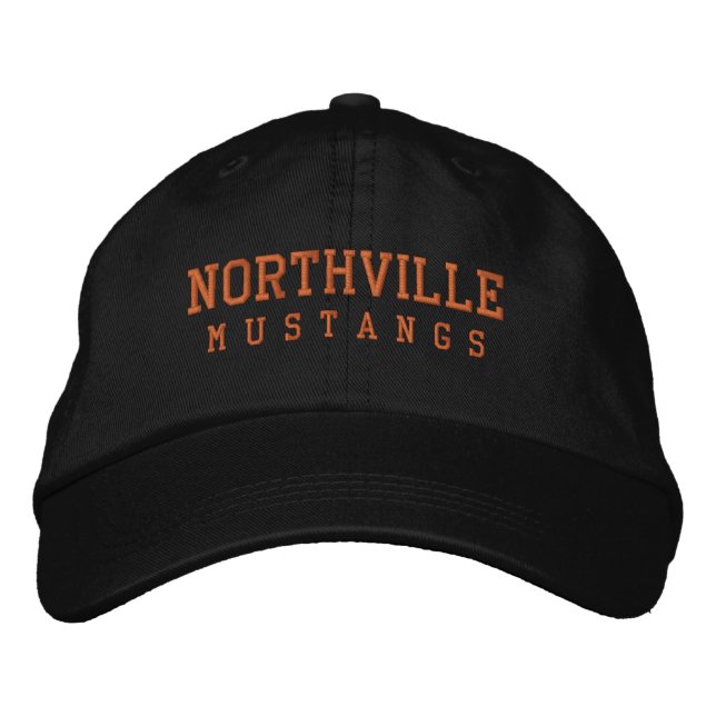 Brodée Casquette de baseball brodé du lycée de Northville (Devant)