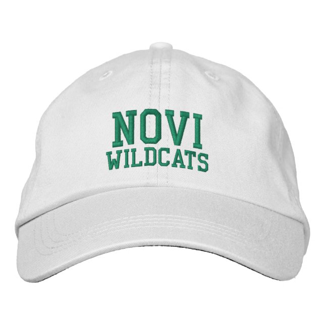 Brodée Casquette de baseball brodé du lycée de Novi (Devant)