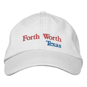 Brodée Casquette de baseball brodé Forth Worth Texas