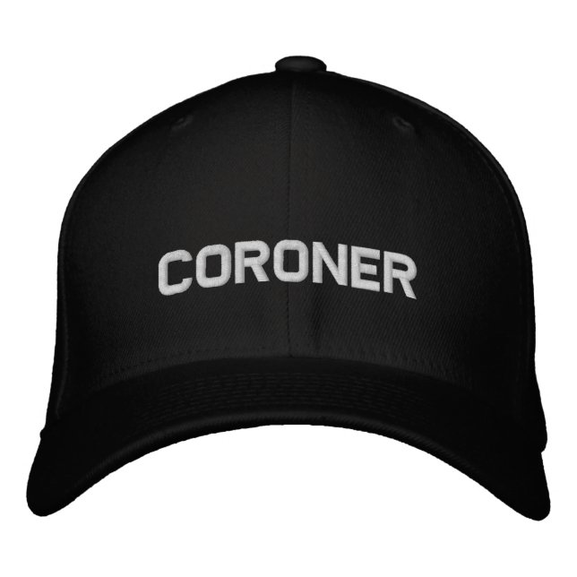 Brodée casquette de baseball brodé par le coroner (Devant)
