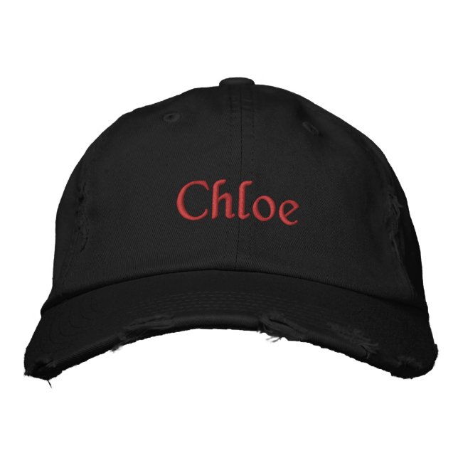Brodée Casquette de baseball brodé personnalisé (Devant)