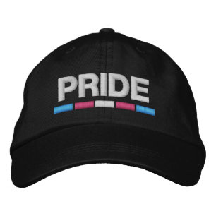 Brodée Casquette de baseball brodé Trans Pride