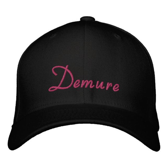 Brodée Casquette de baseball brodé très discret (Devant)