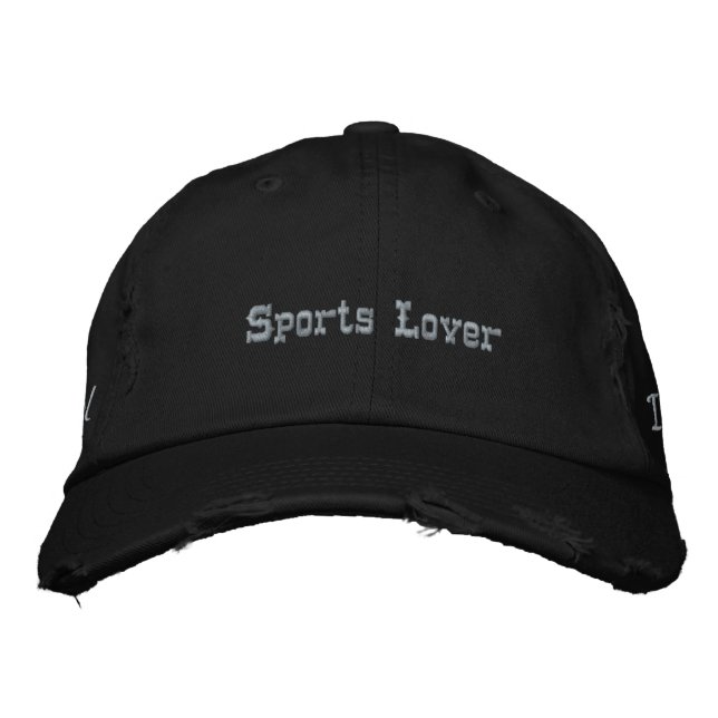 Brodée Casquette de Baseball Broderie Texte Imprimé Amate (Devant)