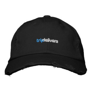 Brodée Casquette de baseball Casquette noir brodé