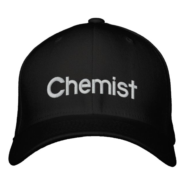 Brodée Casquette de baseball chimiste (Devant)