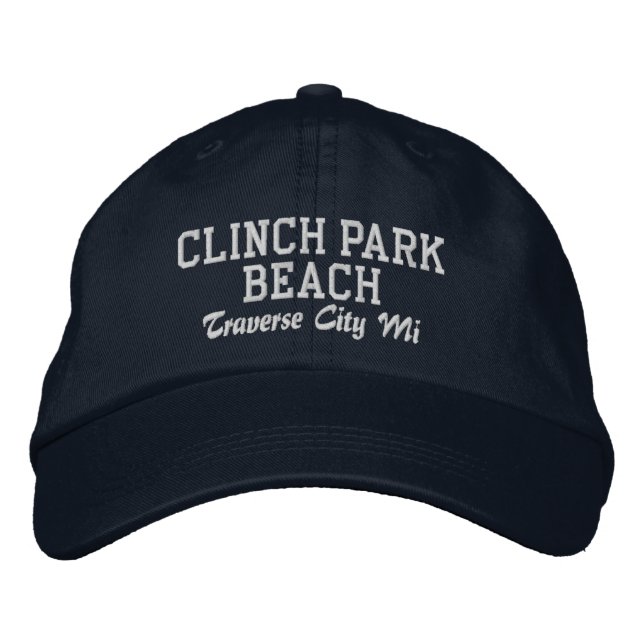 Brodée Casquette de baseball Clinch Park Beach Traverse C (Devant)