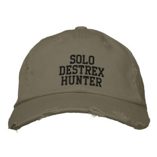 BRODÉE CASQUETTE DE BASEBALL DE CHASSE SOLO DESTREX