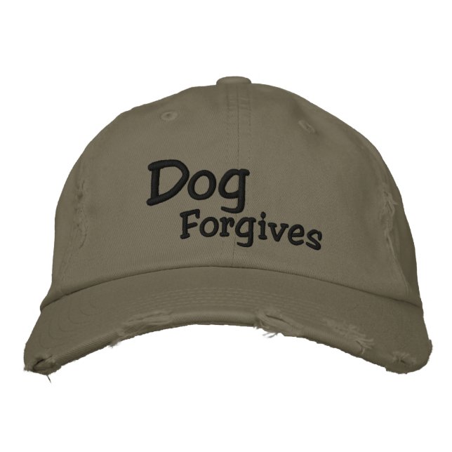 Brodée Casquette de baseball de Dog Fordonne (Devant)