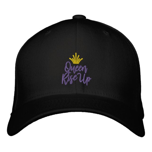 Brodée Casquette de baseball de la reine Rise Up (Devant)