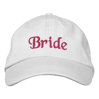 Brodée Casquette de baseball de mariée