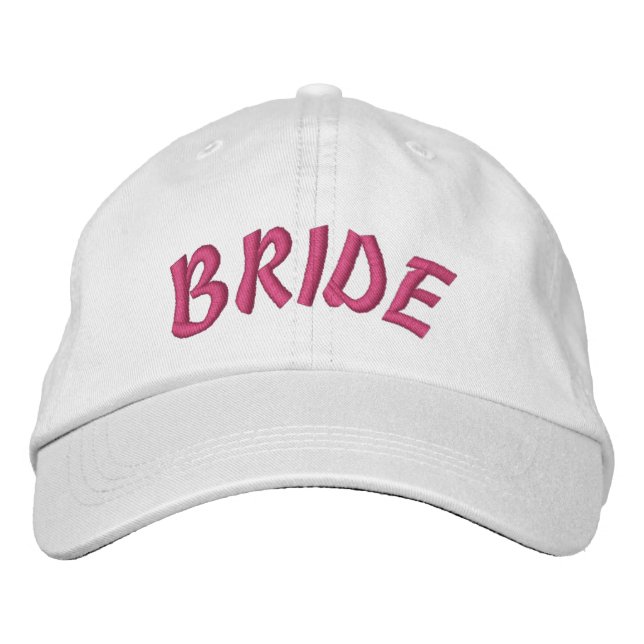 Brodée Casquette de baseball de mariée personnalisée brod (Devant)