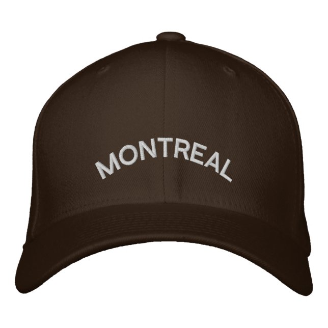 Brodée Casquette de baseball de Montréal brodé Casquette  (Devant)
