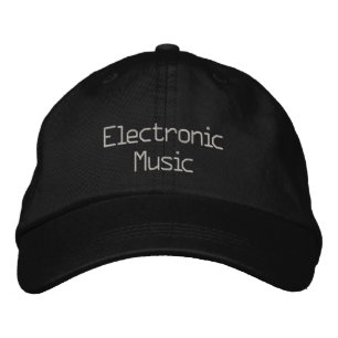 Brodée Casquette de baseball de musique électronique