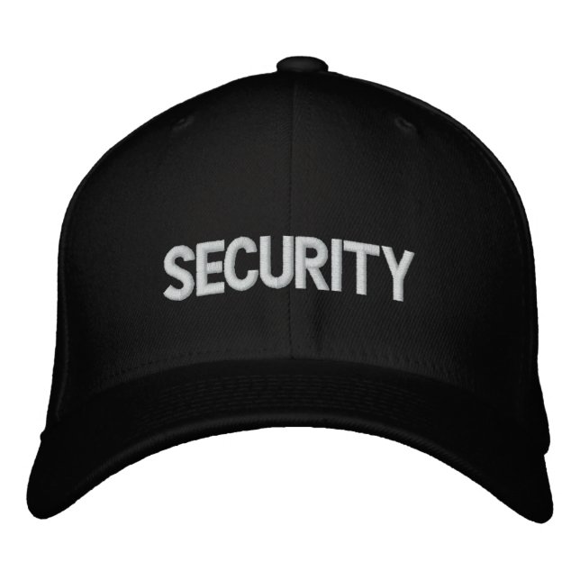 Brodée Casquette de baseball de sécurité avec logo brodé (Devant)