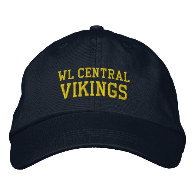 Brodée Casquette de baseball de Walled Lake Central High  (Devant)