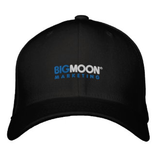 Brodée Casquette de baseball du logo Big Moon Marketing