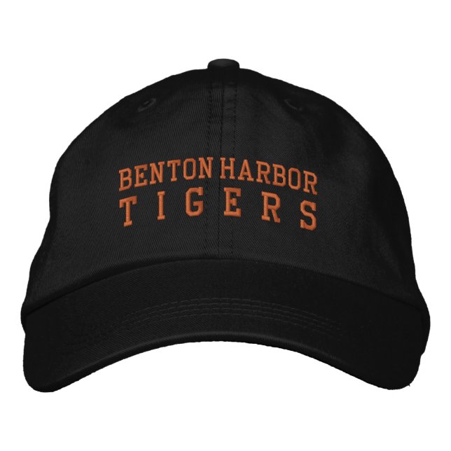Brodée Casquette de baseball du lycée de Benton Harbour (Devant)