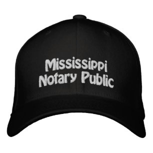 Brodée Casquette De Baseball Embrodé Du Notaire Du Missis