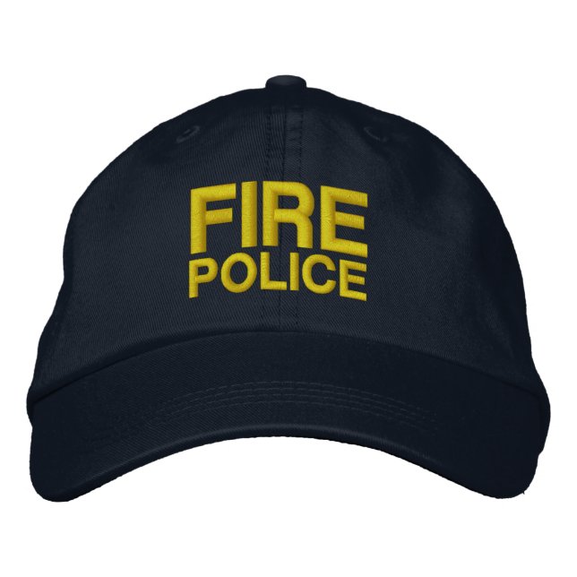 BRODÉE CASQUETTE DE BASEBALL EMBROIDÉE PAR LA POLICE DES  (Devant)