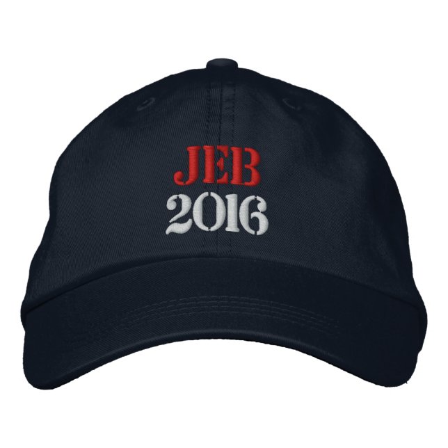 Brodée Casquette de baseball JEB 2016 (Devant)