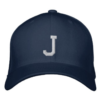 Brodée Casquette de baseball lettre J chapeau de jésus 