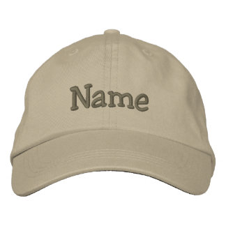 Brodée Casquette de baseball personnalisé - texte dans 2 