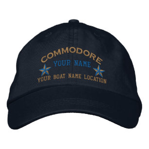 Brodée Casquette de baseball personnalisée Commodore Star
