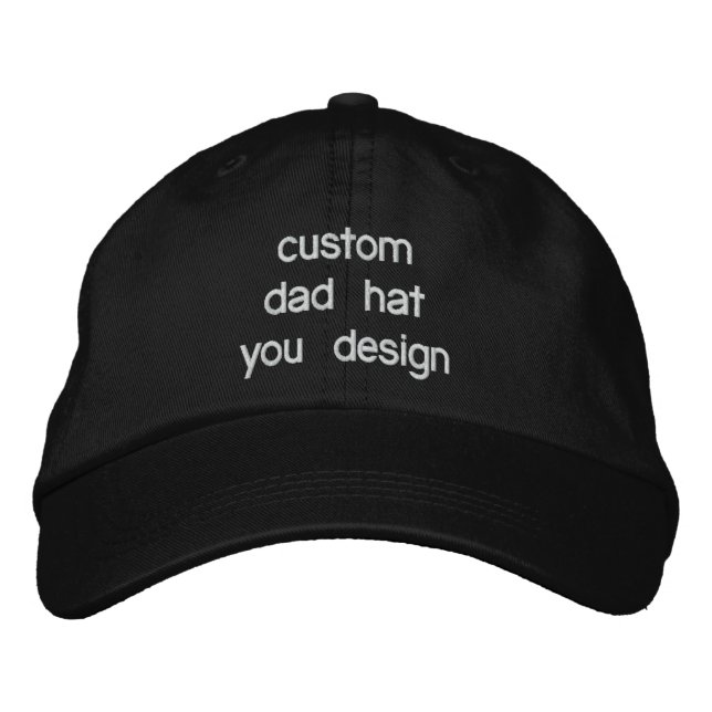 Brodée Casquette de Baseball Personnalisée Réglable pour  (Devant)
