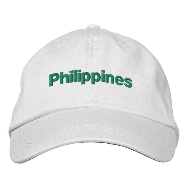 Brodée Casquette de baseball philippin (Devant)