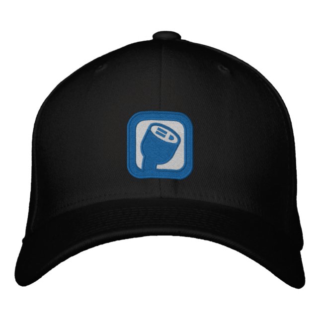 Brodée Casquette de baseball PlugShare (Devant)