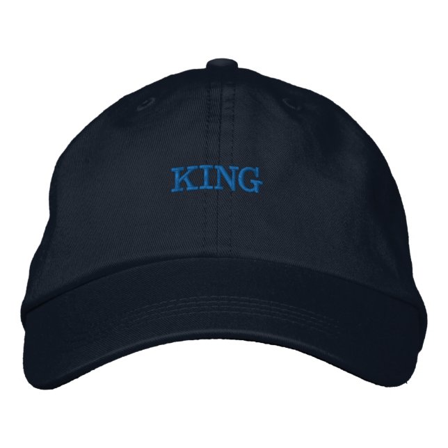 Brodée Casquette de baseball pour hommes et femmes KING B (Devant)