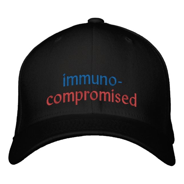 Brodée Casquette de baseball pour immunodéprimés (Devant)