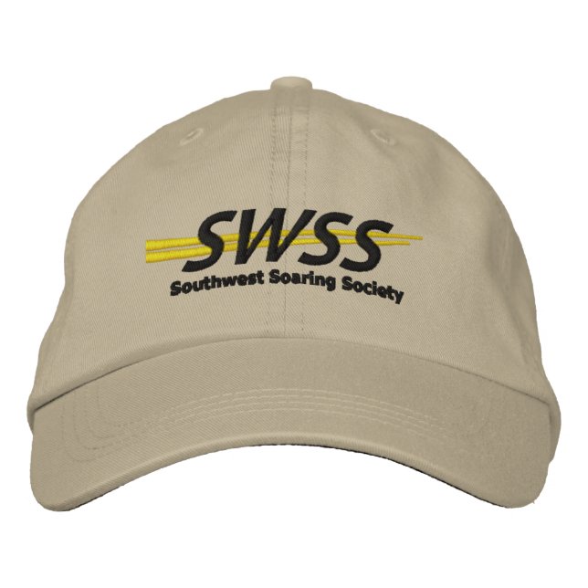 Brodée Casquette de baseball réglable - SWSS (casquette d (Devant)