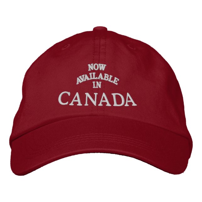 Brodée Casquette de baseball Souvenir du Canada Casquette (Devant)