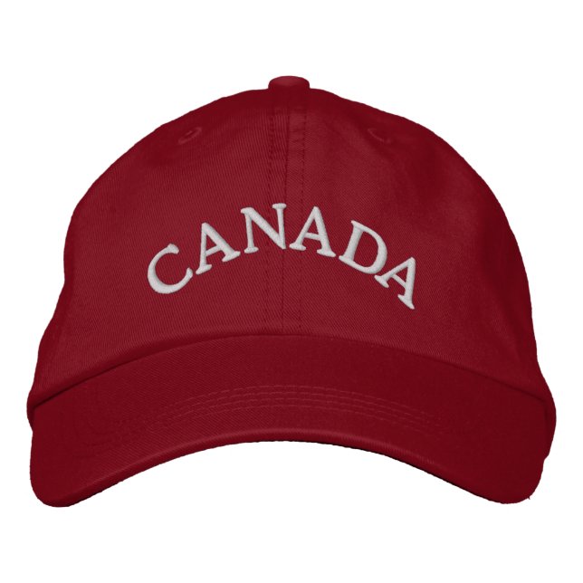 Brodée Casquette de baseball Souvenir du Canada Casquette (Devant)
