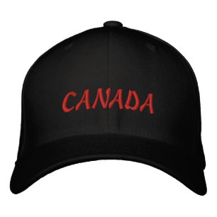 Brodée Casquette de baseball Souvenir du Canada Casquette